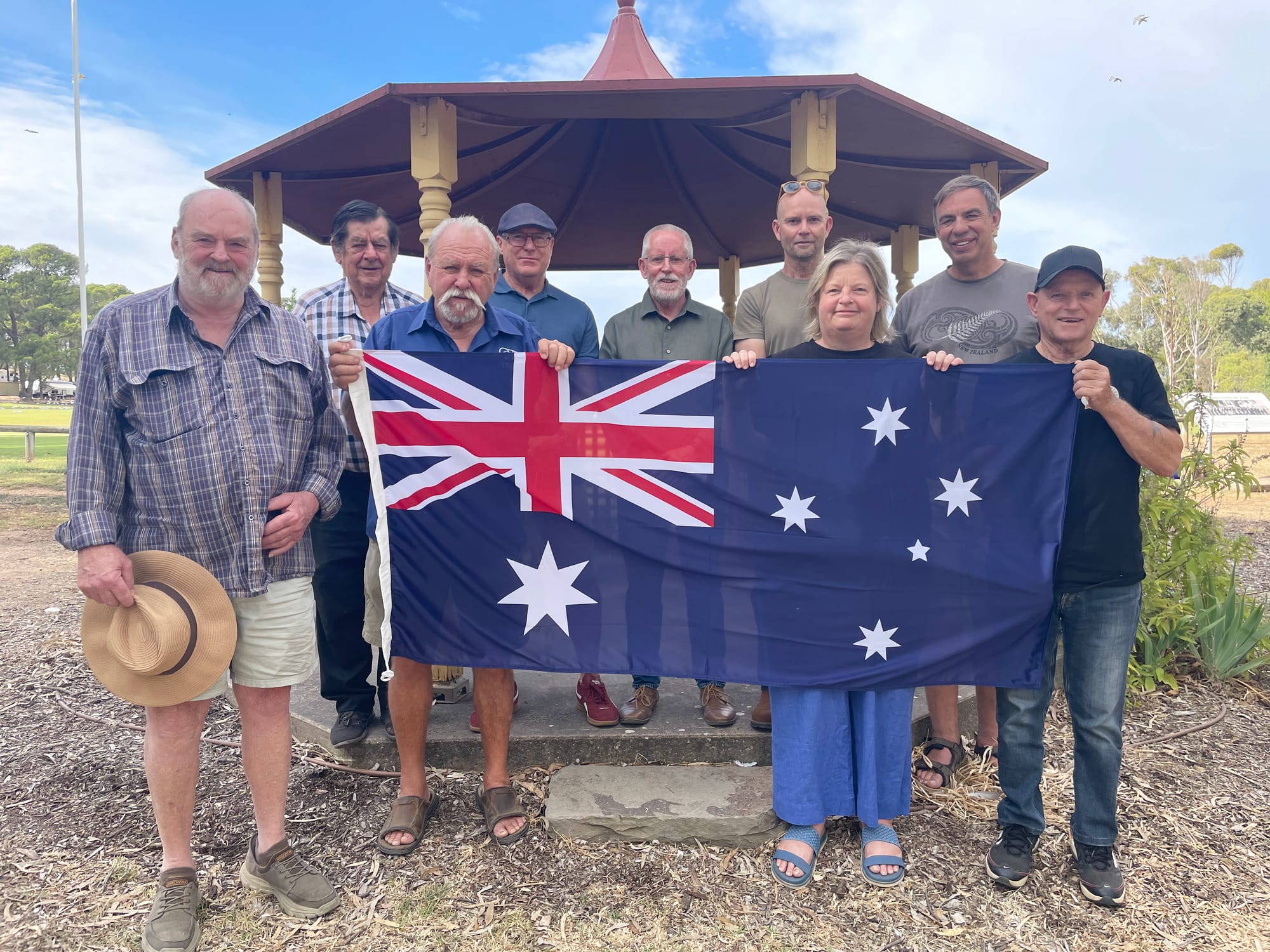 Flying a new flag at Greenock oval