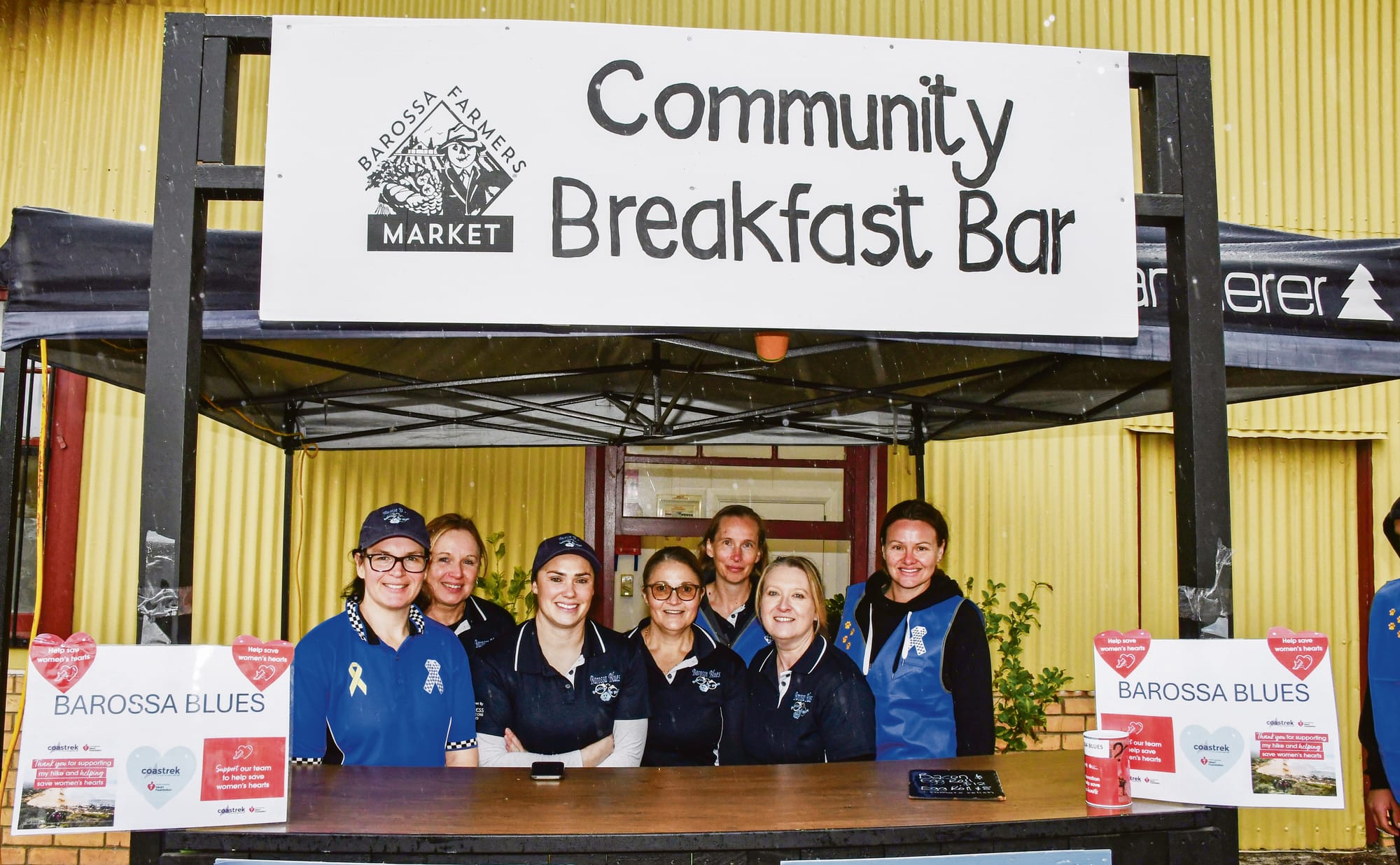 Barossa Blues fundraises for Coastrek