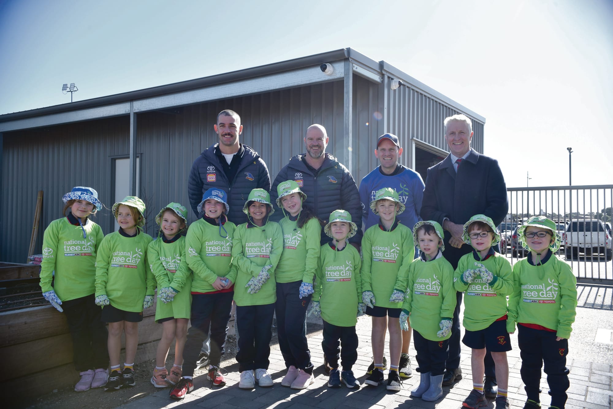 Digging deep for Tree Planting Day at Trinity College Roseworthy