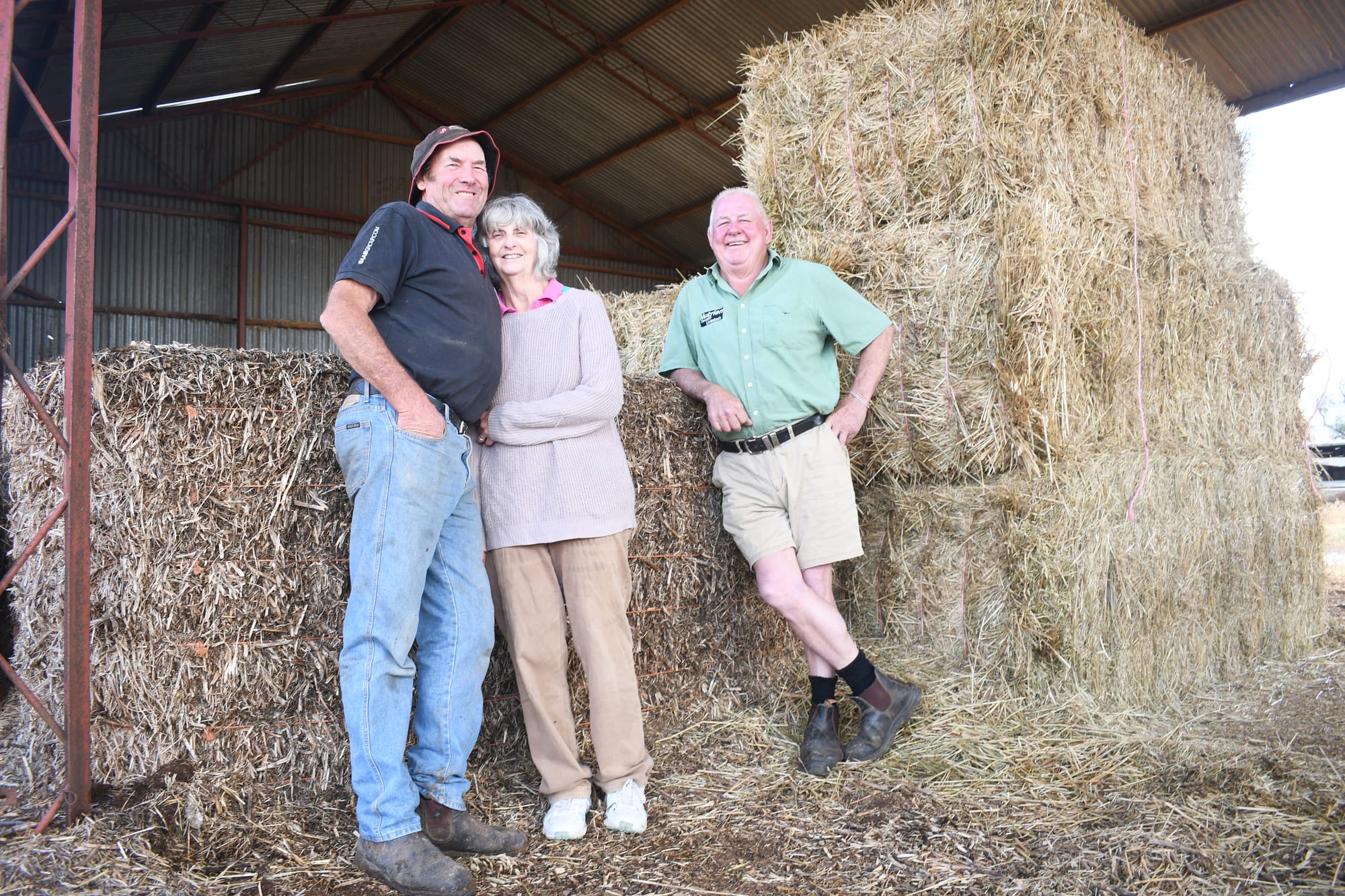 Baling out: local farmers get a hand