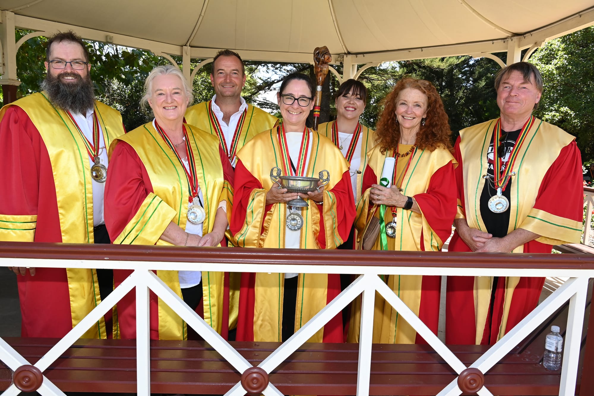 Barons of Barossa Grand Council at Declaration of Vintage