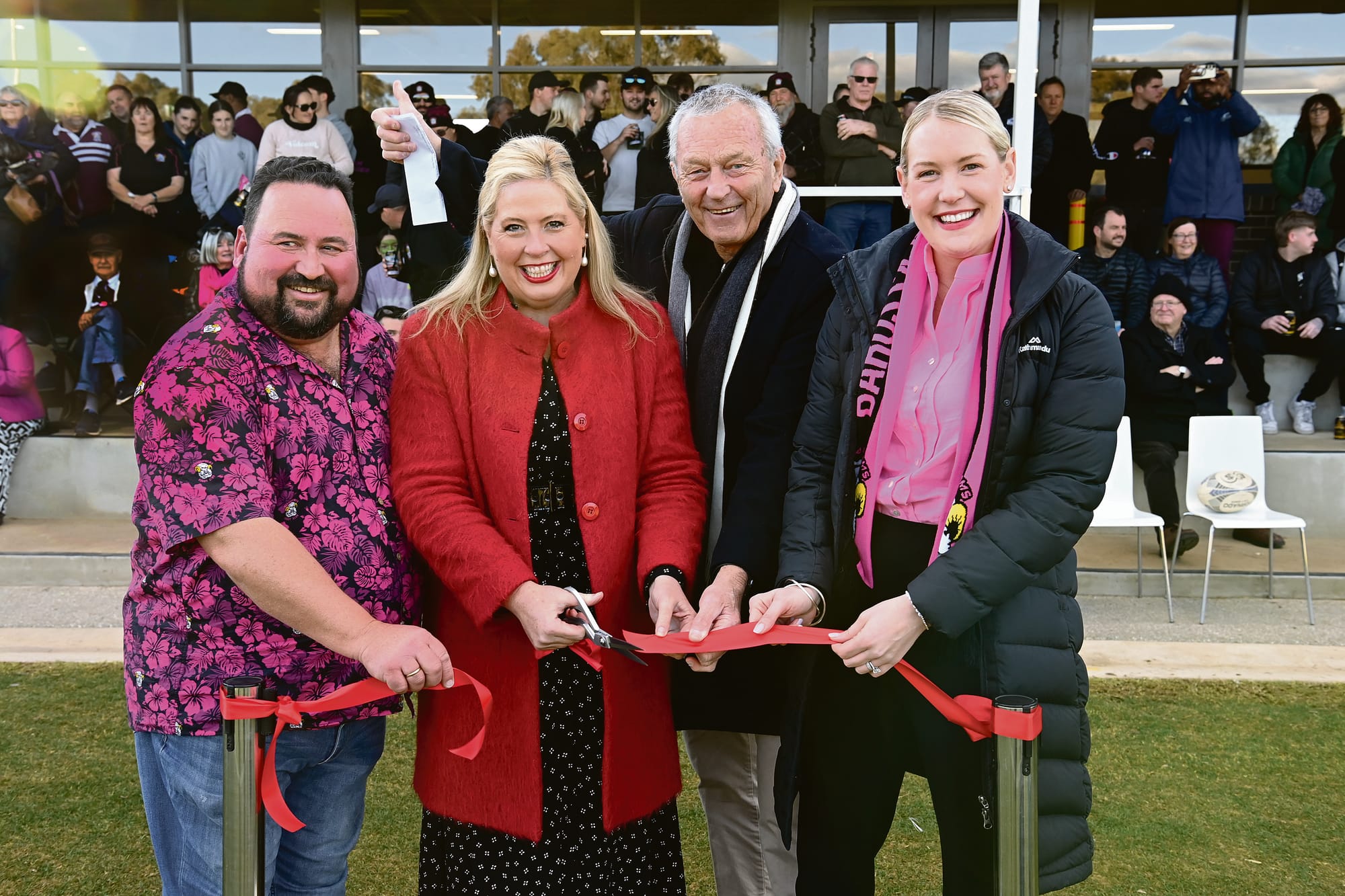 Minister Hildyard opens new $5.1 million Rugby Precinct
