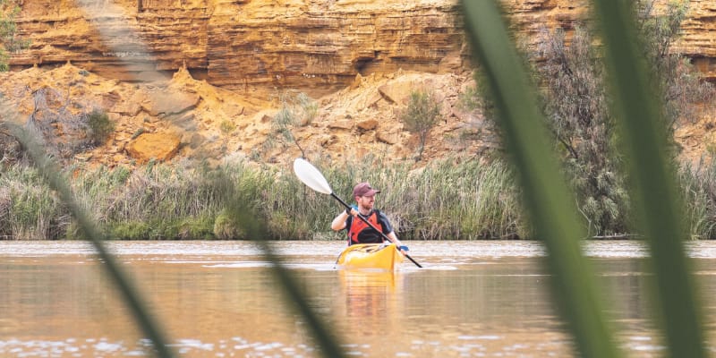 Josh kayaks for mental health charity