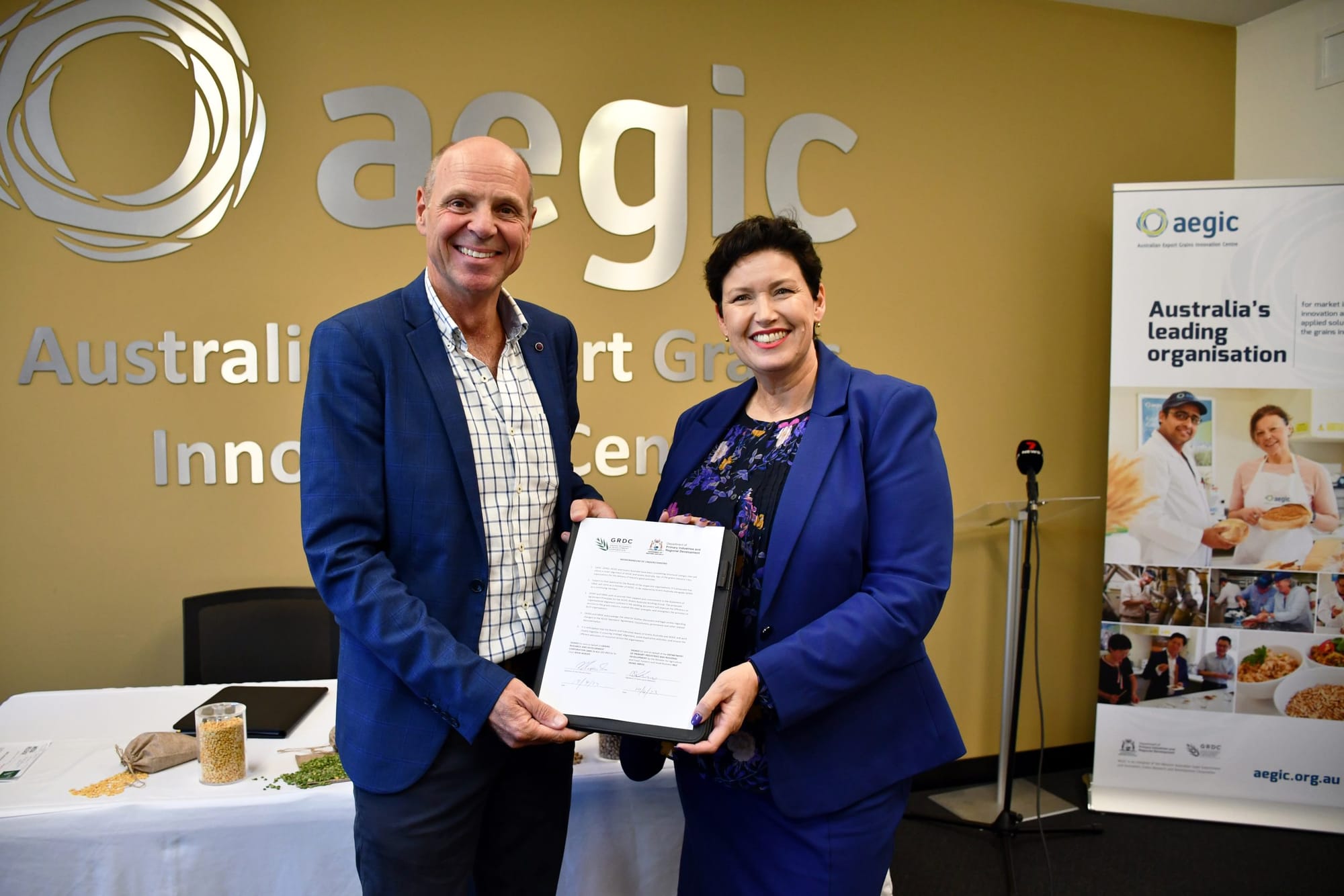 Australian Export Grains Innovation Centre and Grains Australia form a closer union