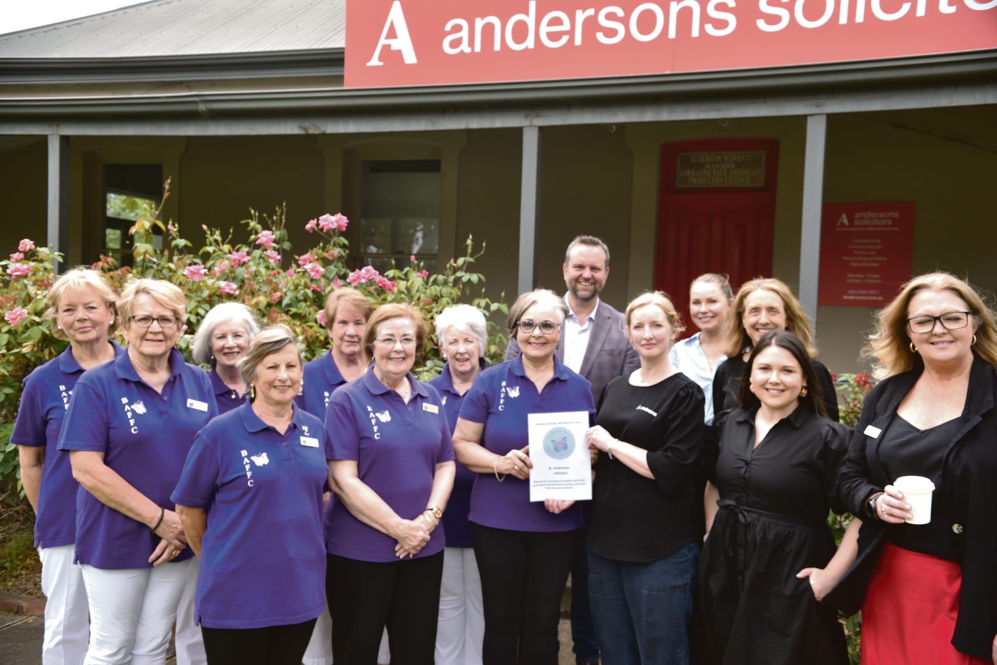 Andersons donates to support Elsie