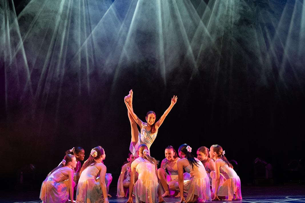 Students light up the stage