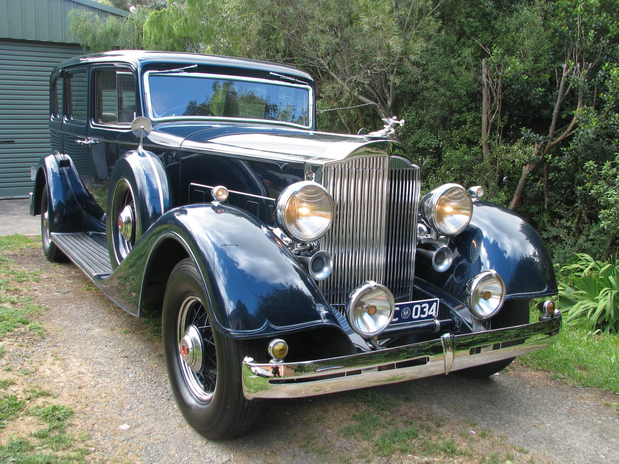 Packard Motor Rally cruising to the Barossa