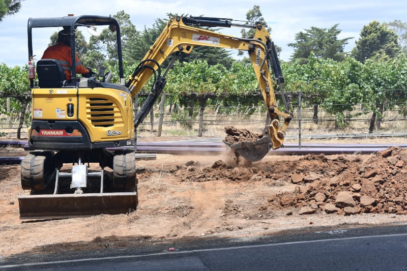 $9 million underground pipeline project almost completed