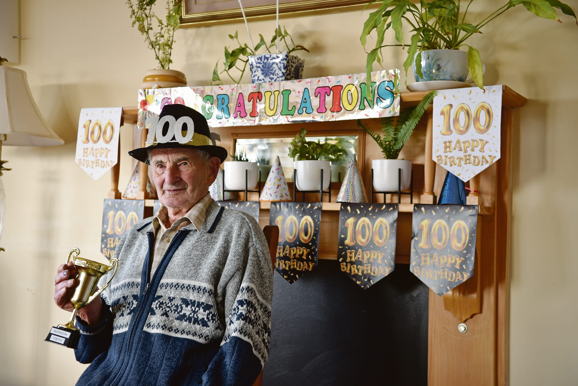 Century celebration for Gordon