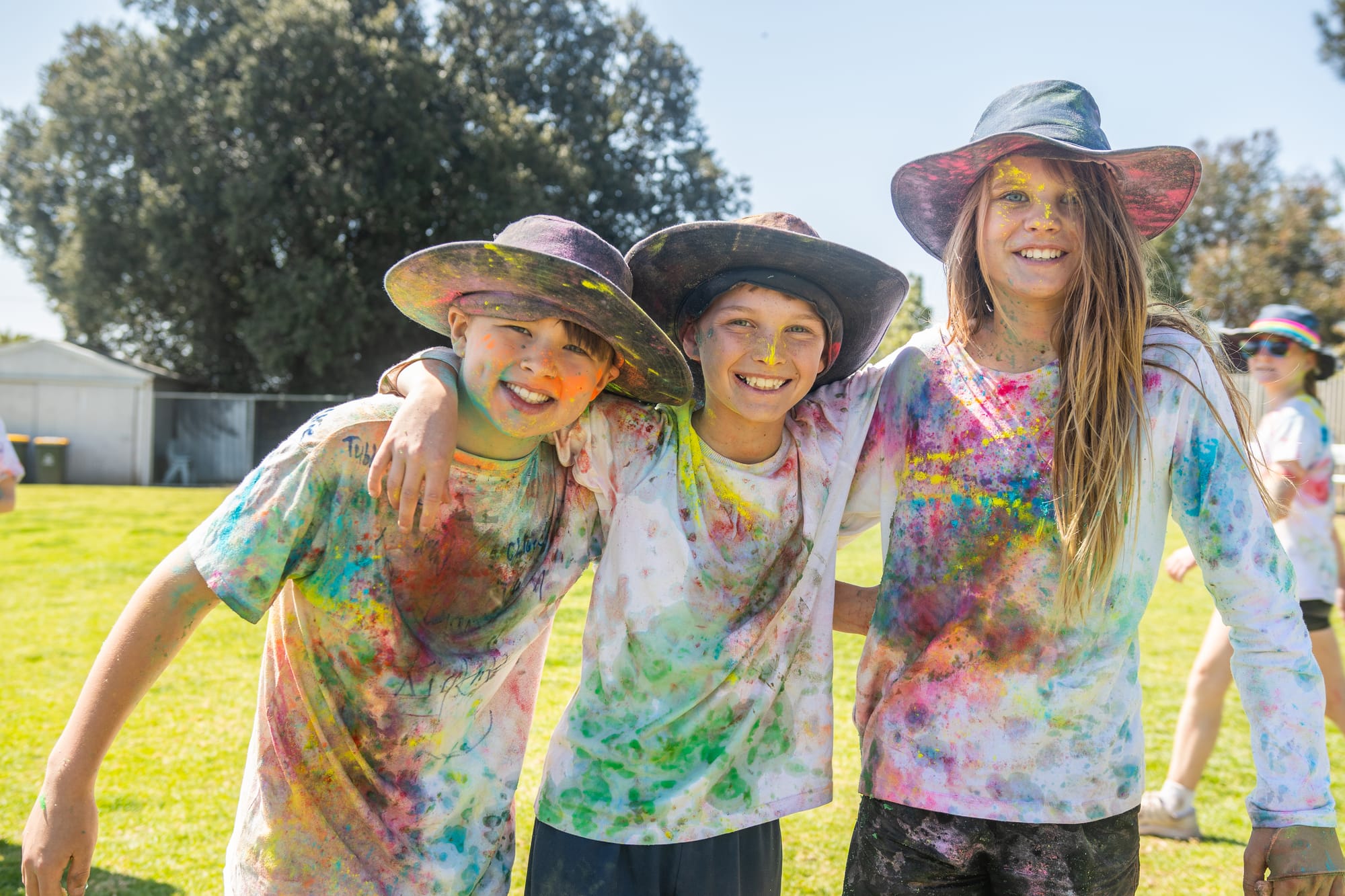 Kapunda Primary's splash of colour