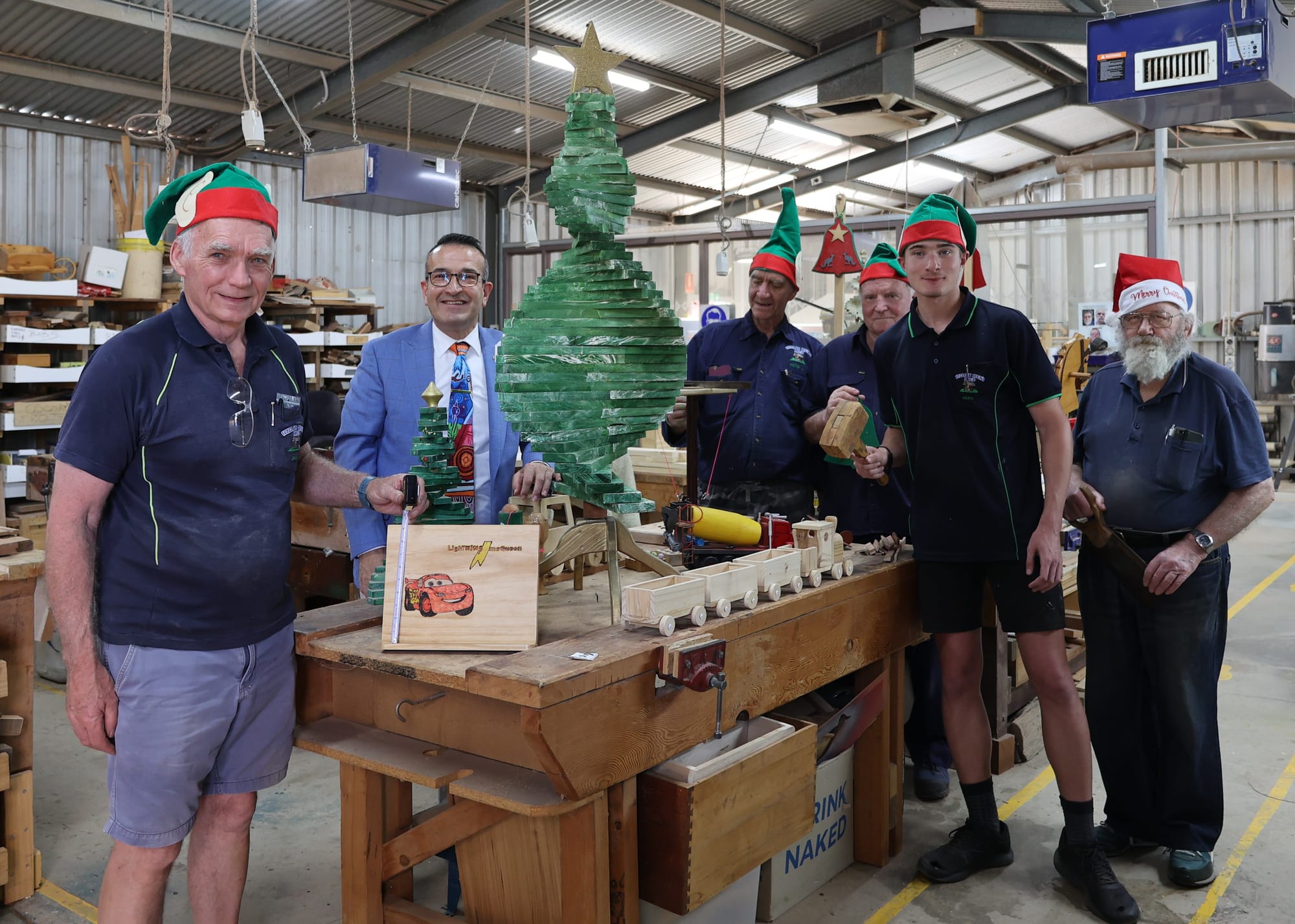 Santa’s workshop in full swing at Gawler