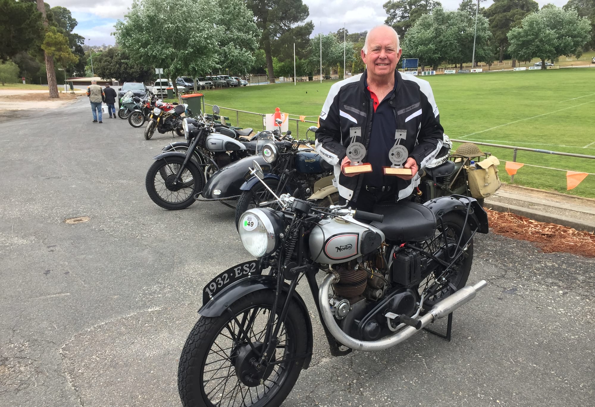 Classic Motorcycles to traverse the Barossa