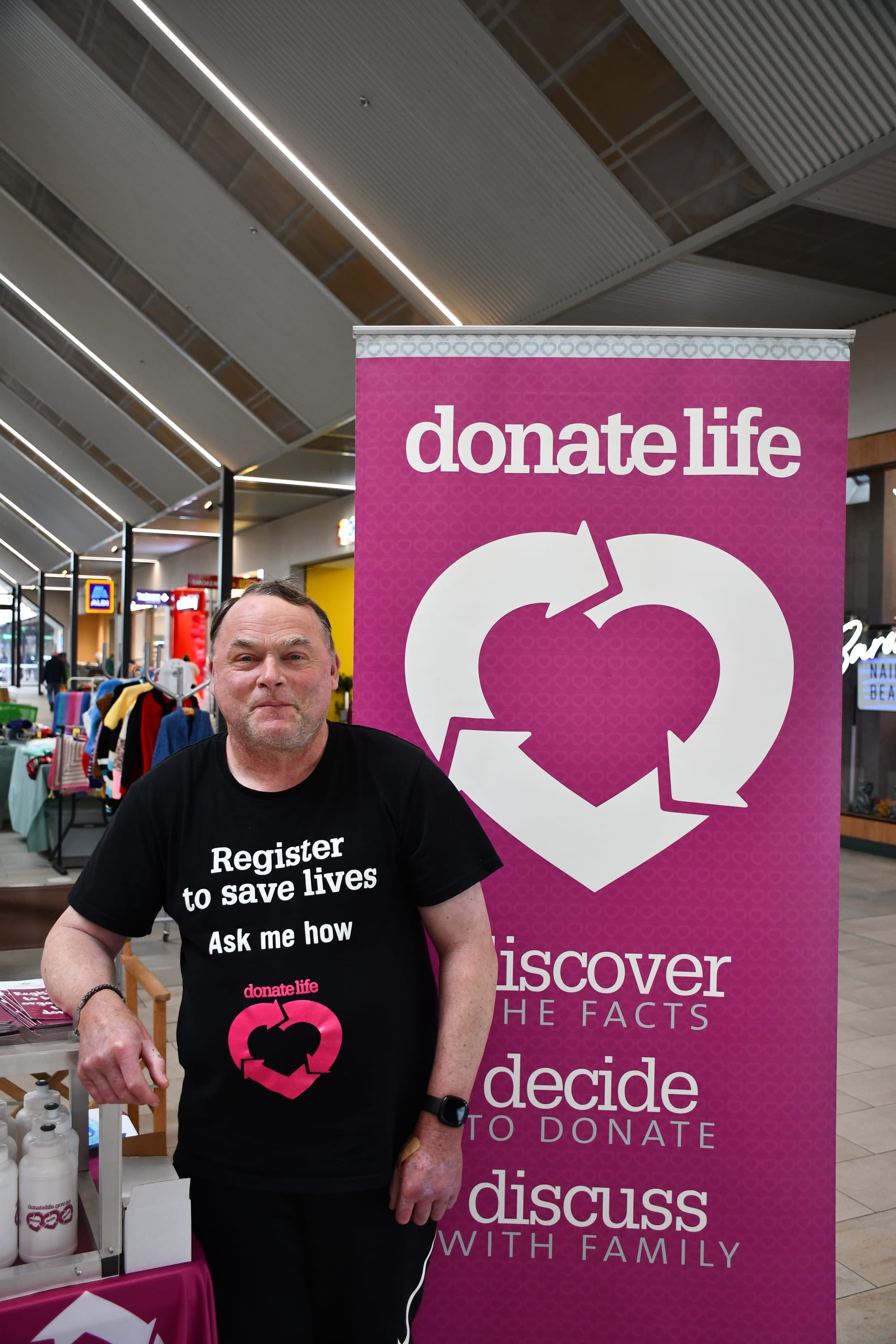 Ian gives back through DonateLife