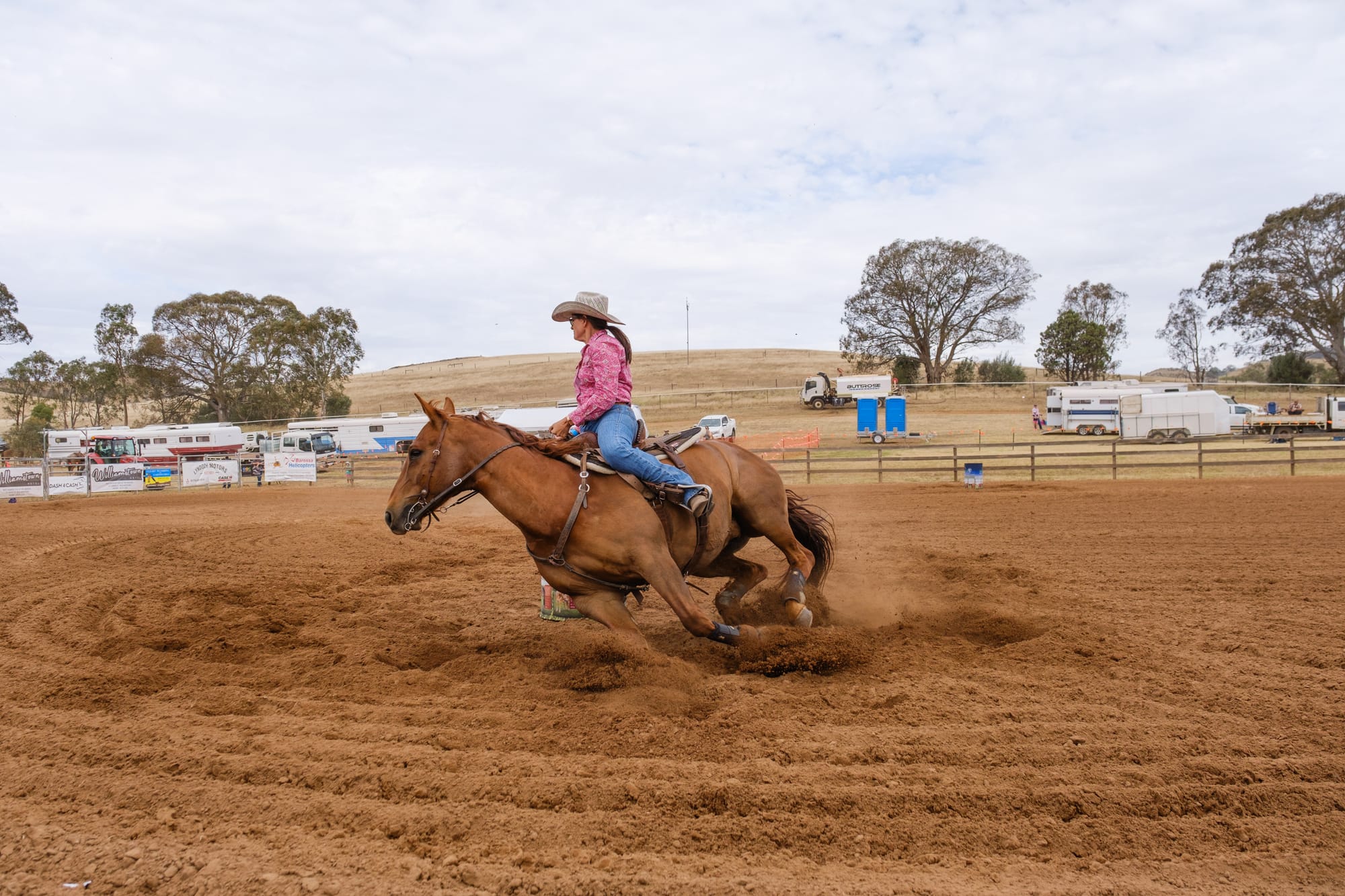 Blazing saddles: Barossa Rodeo thrills in scorcher
