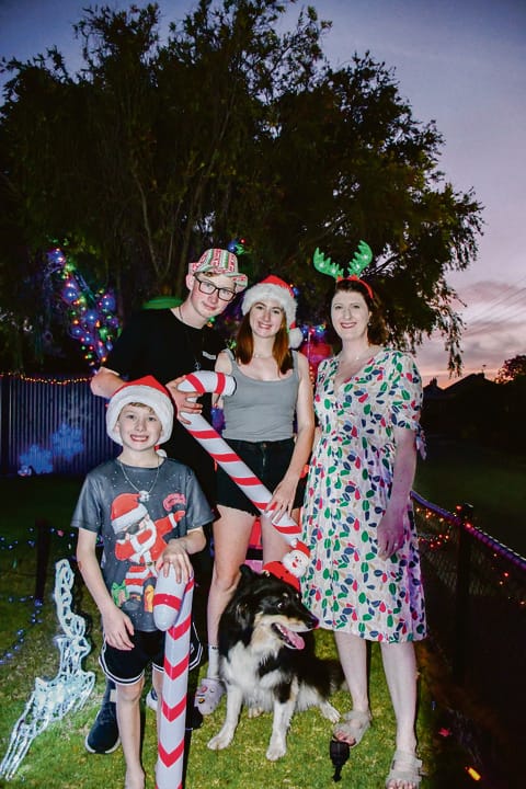 All lit up this Christmas