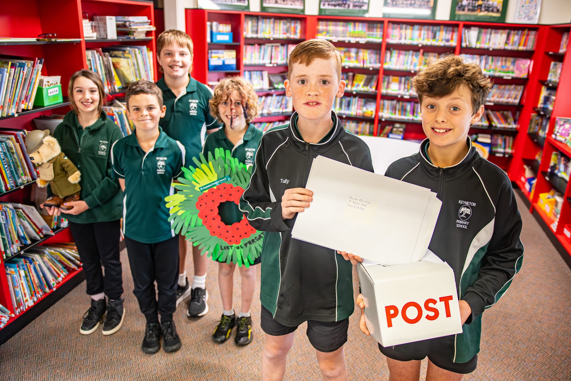 Keyneton Primary students honour Veterans with letters for Remembrance Day