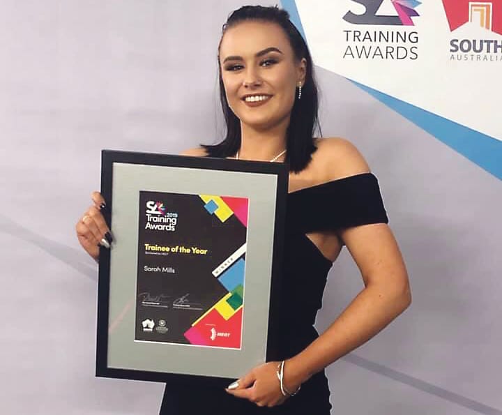 Sarah is Trainee of the Year