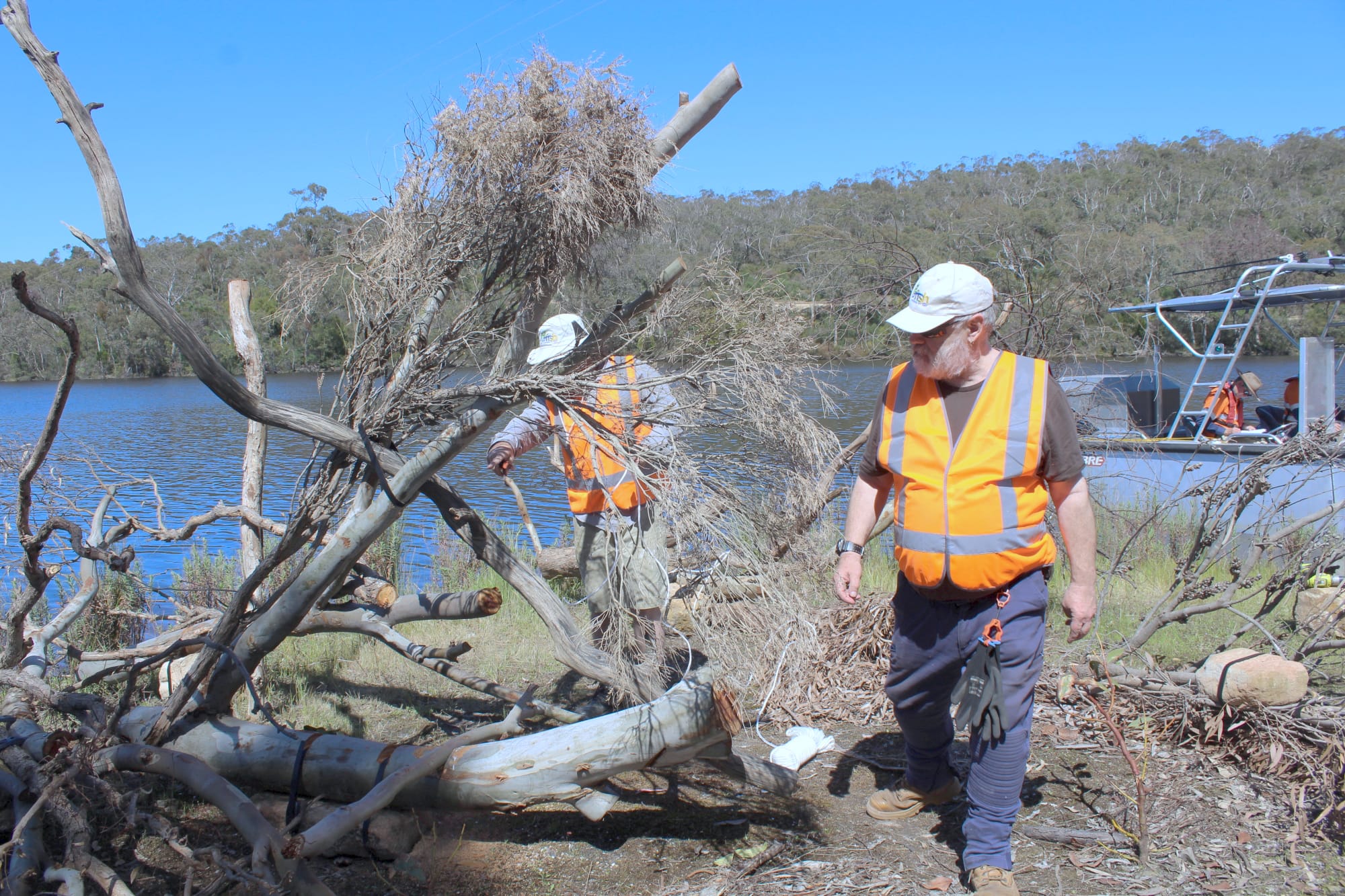 Housing boom for fish in Warren Reservoir