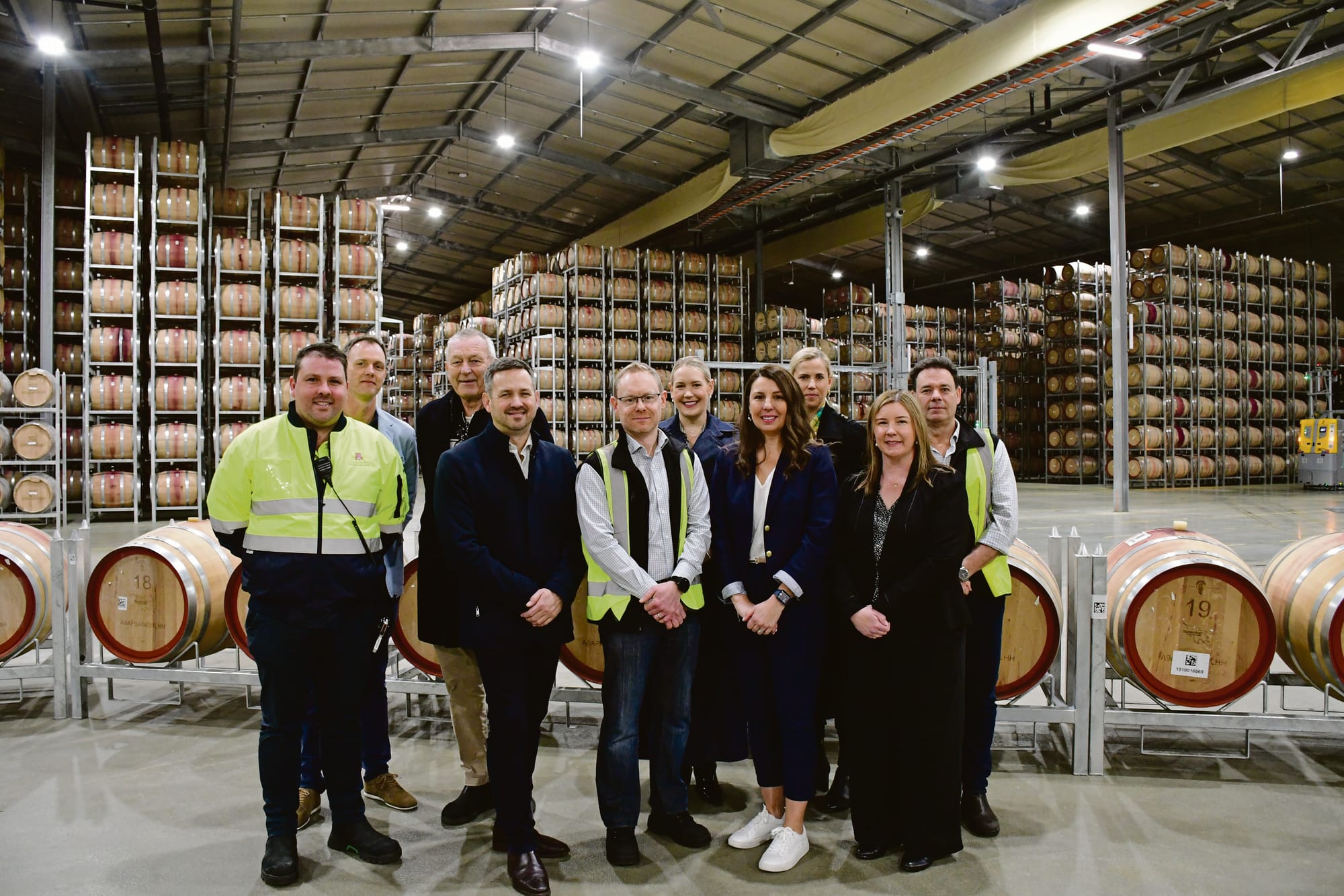 World-first automated wine production system