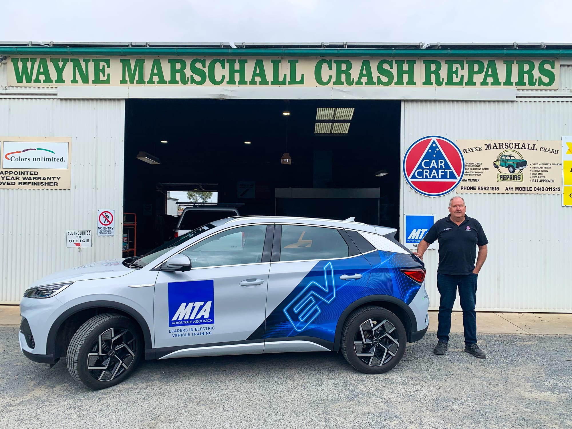 Barossa’s first EV training