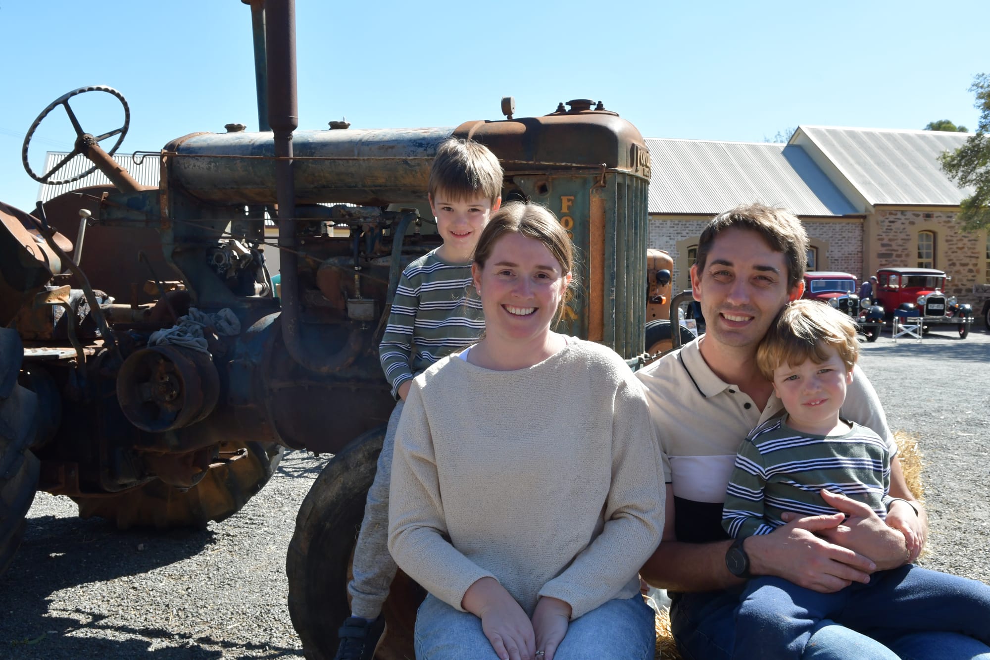 Levi, Bec, Jarrad and Joel Thiele from Balaklava.