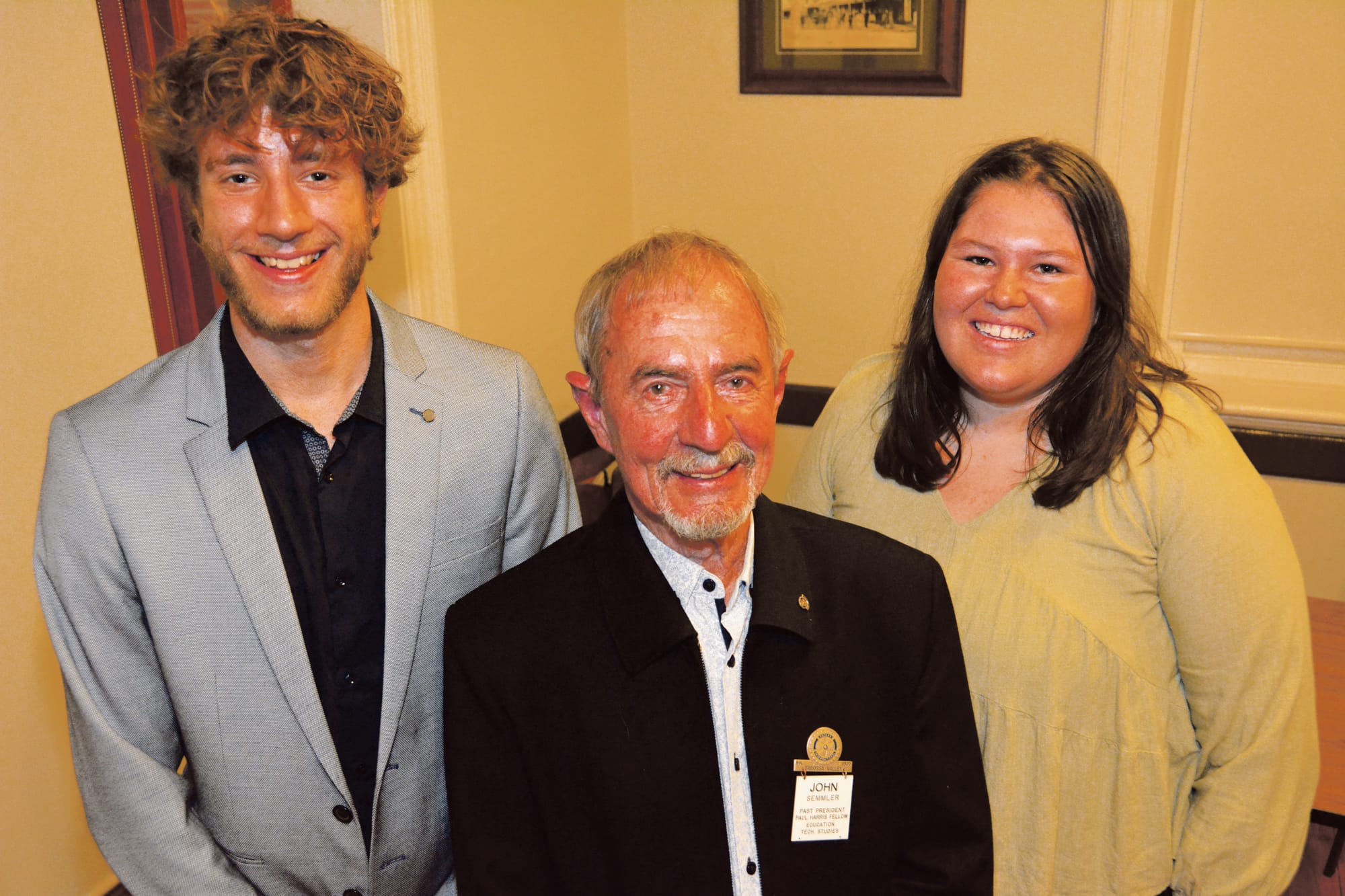 Anika and Luca are Rotary Foundation university scholars