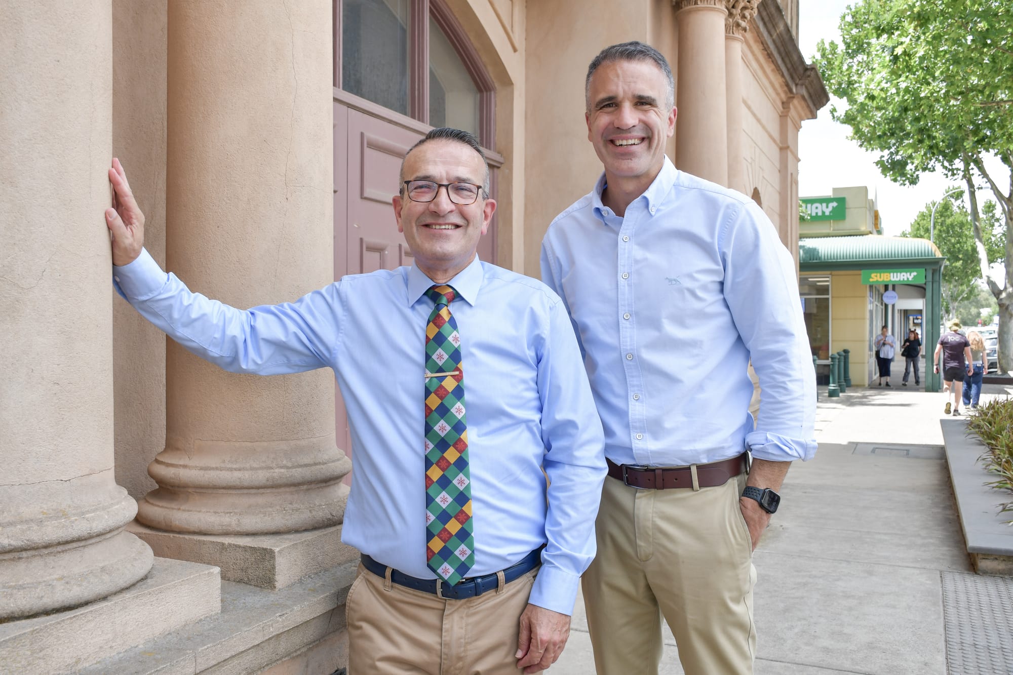 Premier backs Piccolo at campaign launch
