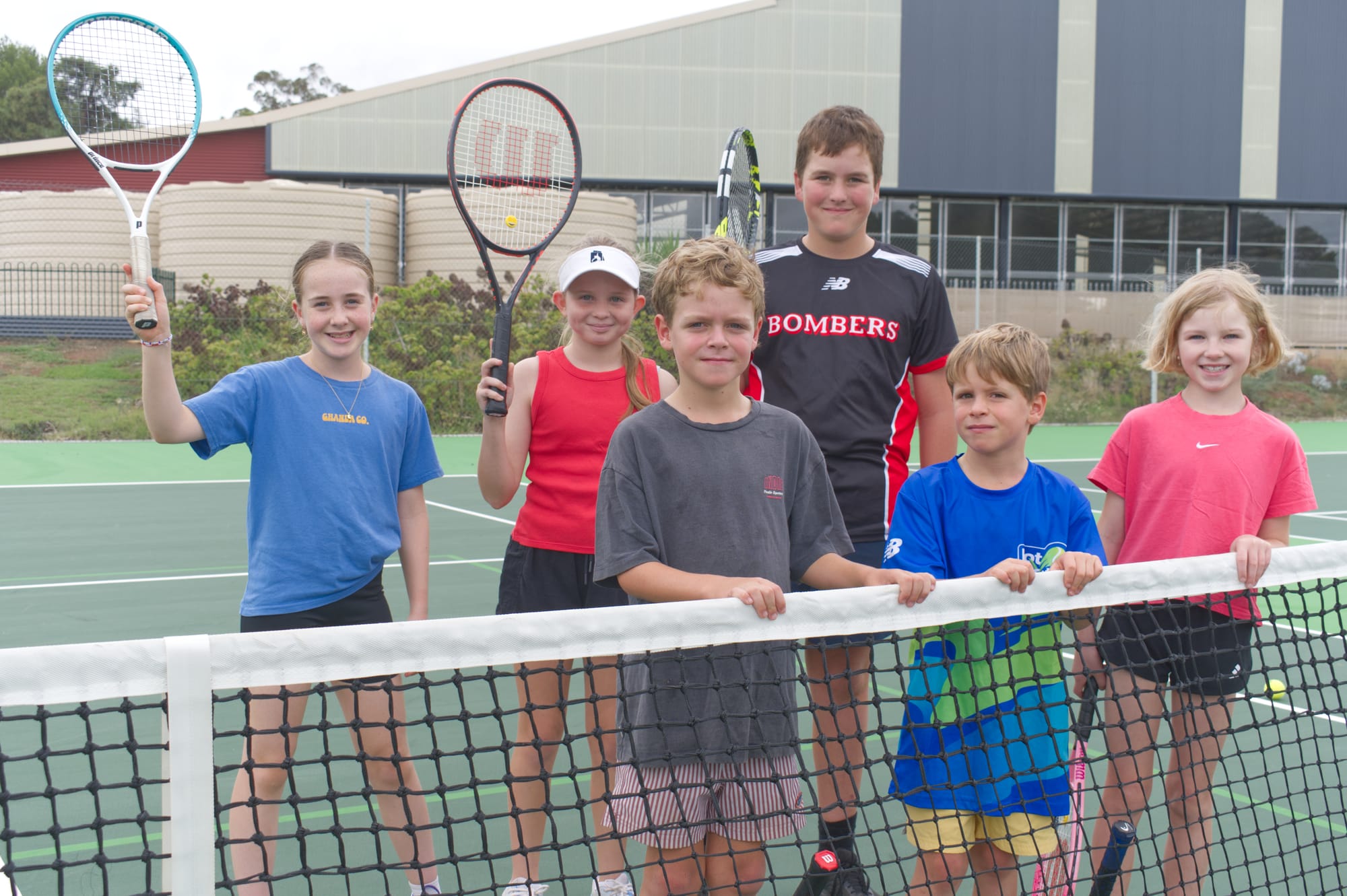 Kapunda’s new tennis courts are game, set, love!