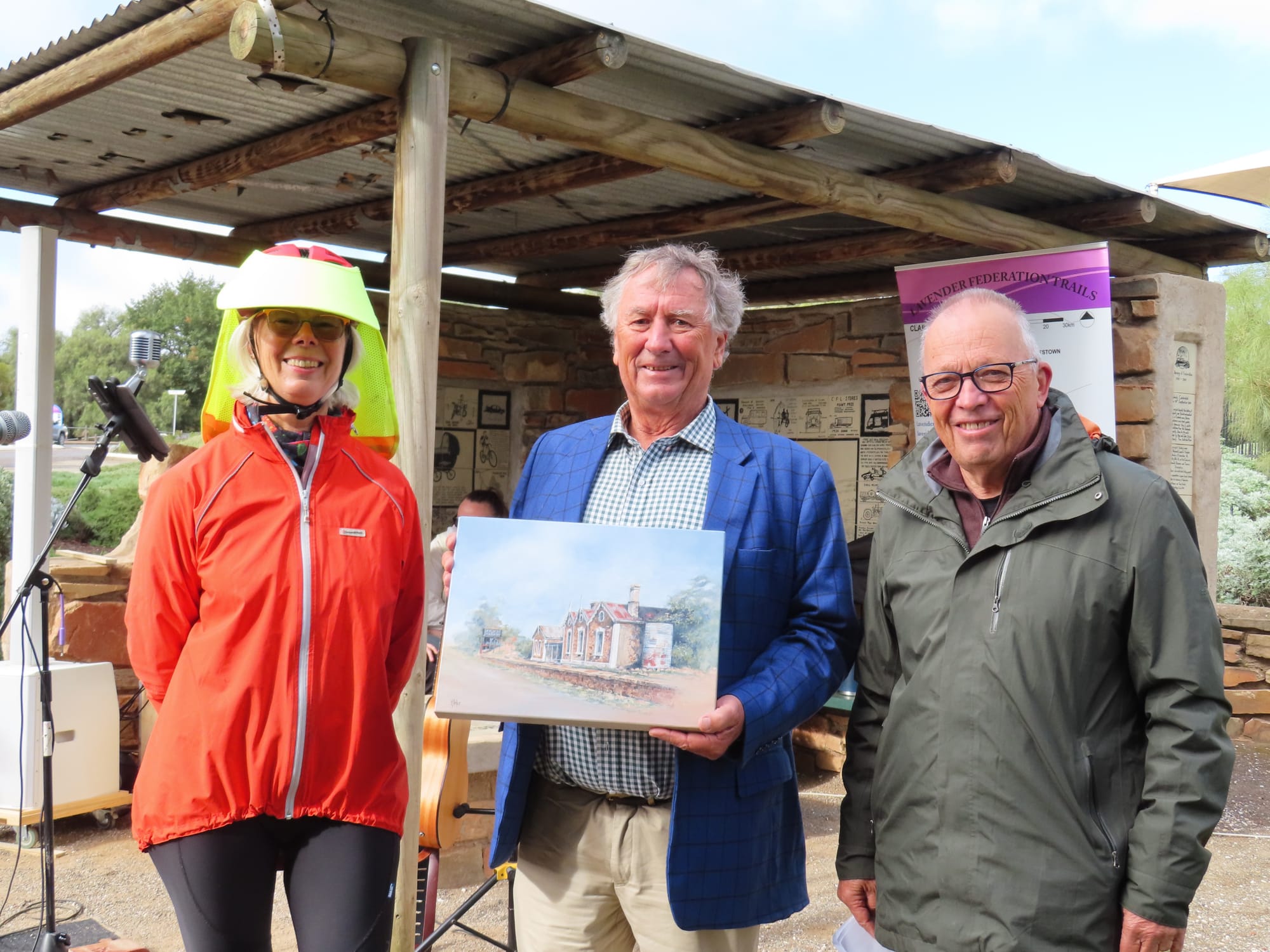 Training of a different kind on new Rail Trail