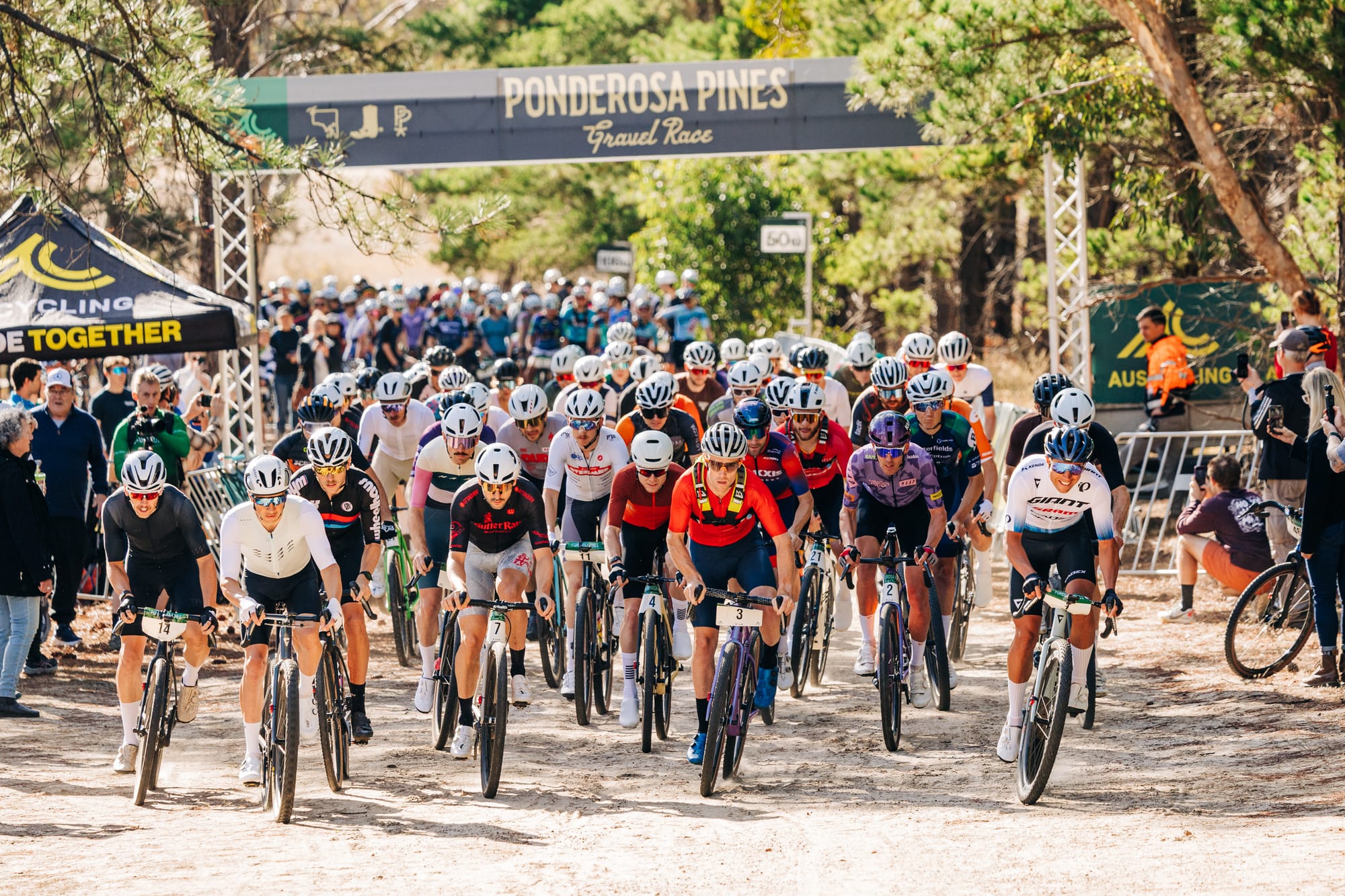 Gravel champs ready to rock the mountain