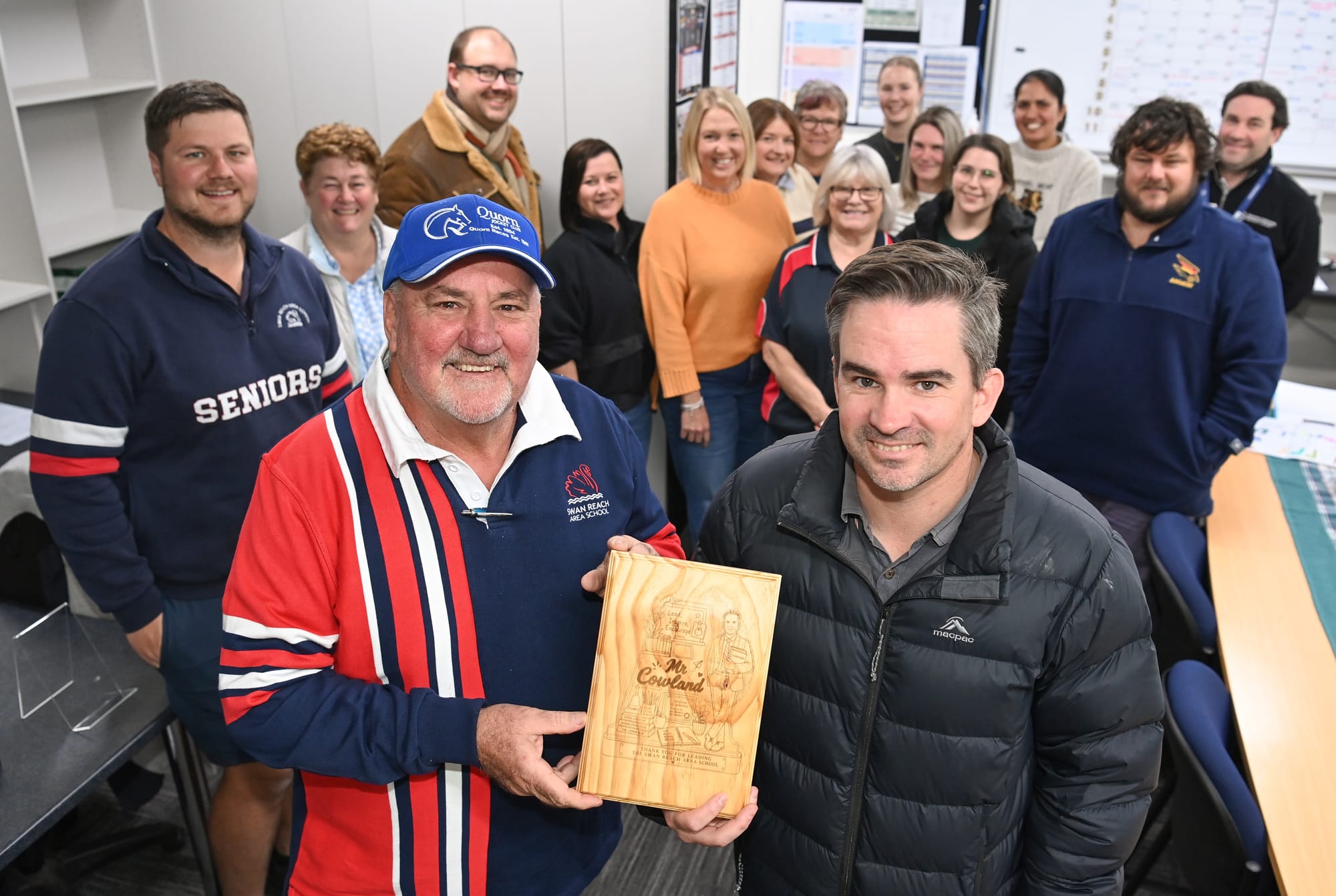 Recognition for Swan Reach Principal