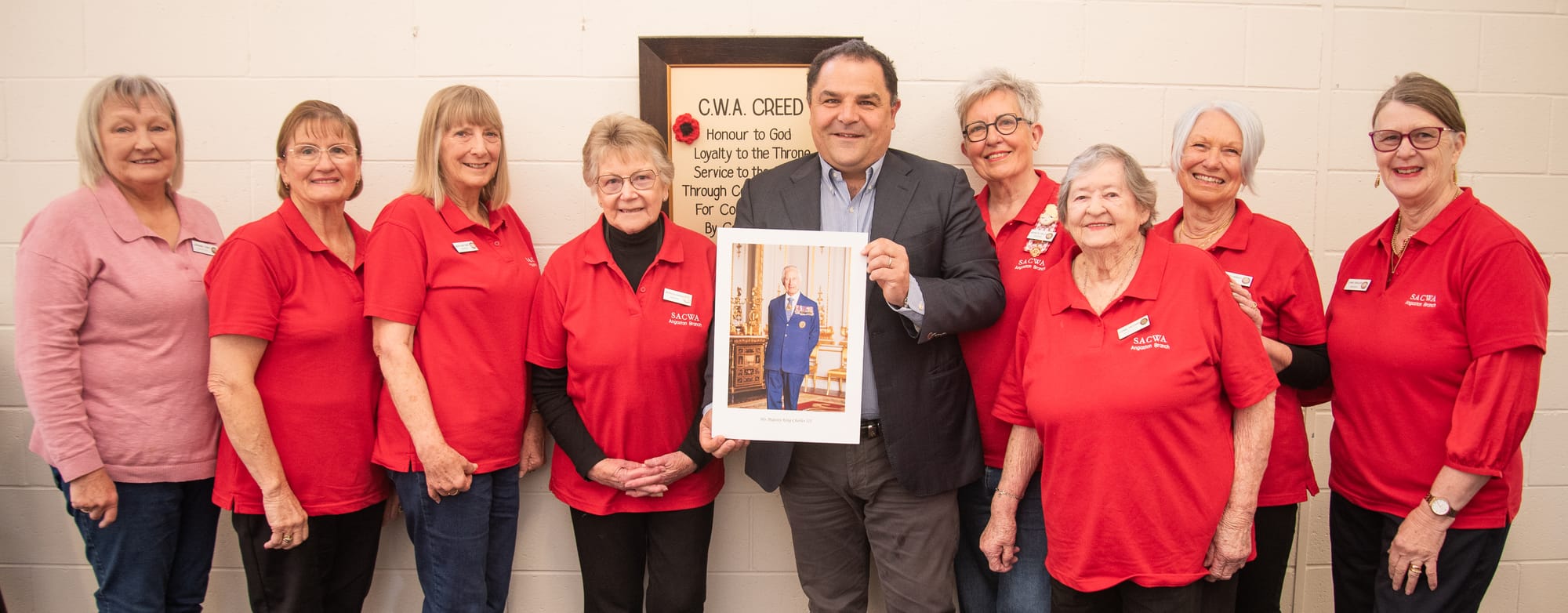 A touch of royalty delivered to Angaston’s CWA