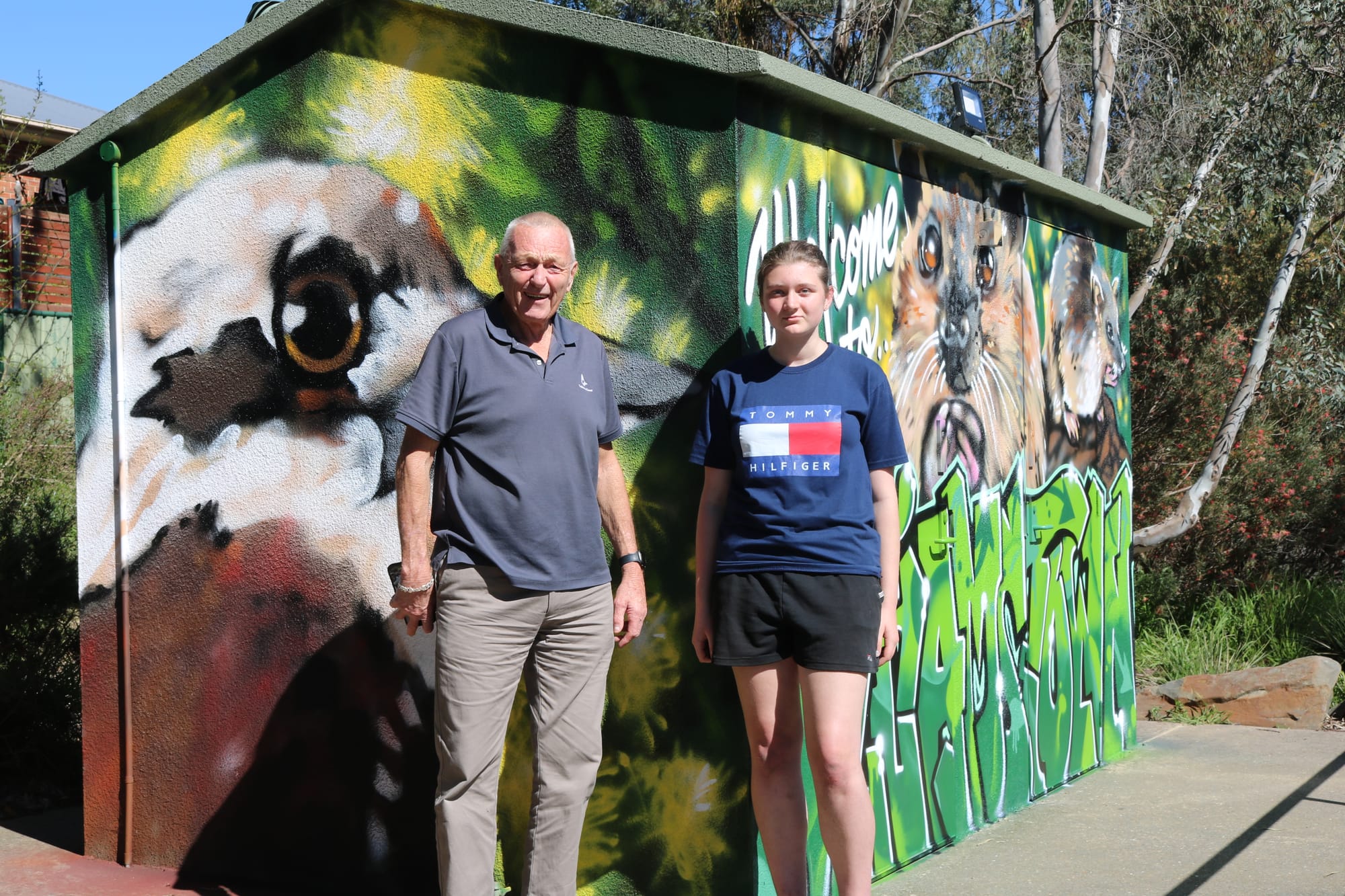 Sticky beaks eye off Williamstown visitors