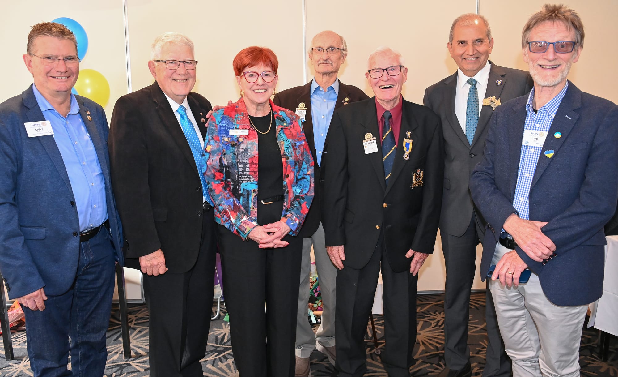 Rotary recognises long serving members