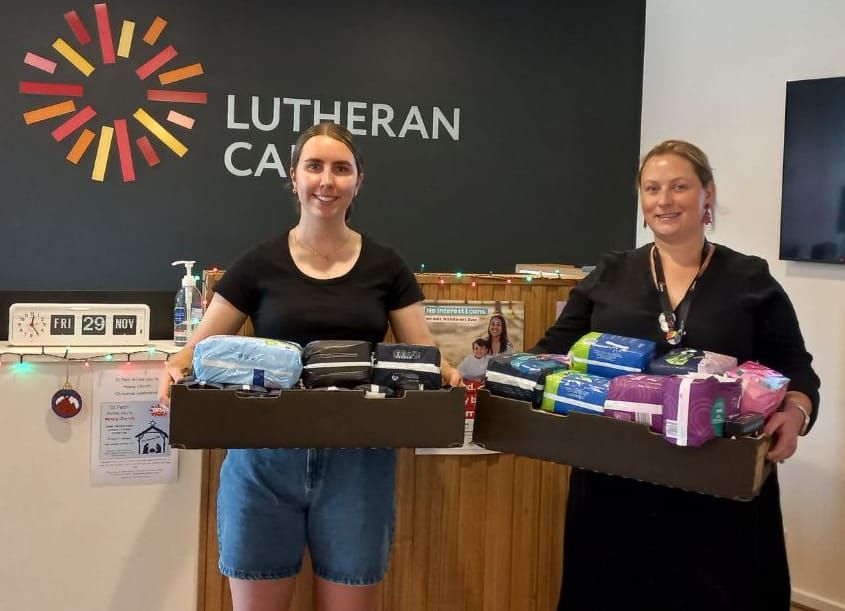 Ellouise delivers with period poverty donation drive post image