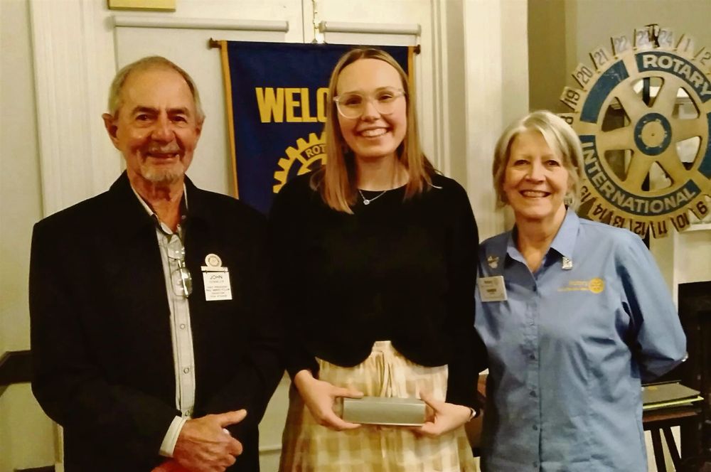Rachael thankful to Rotary for their support post image