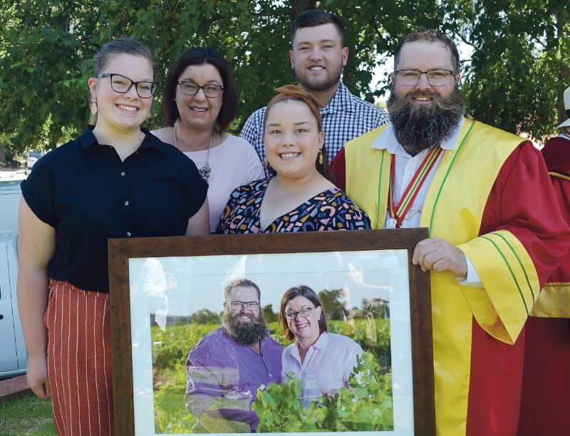 Adrian receives Service to Industry award post image