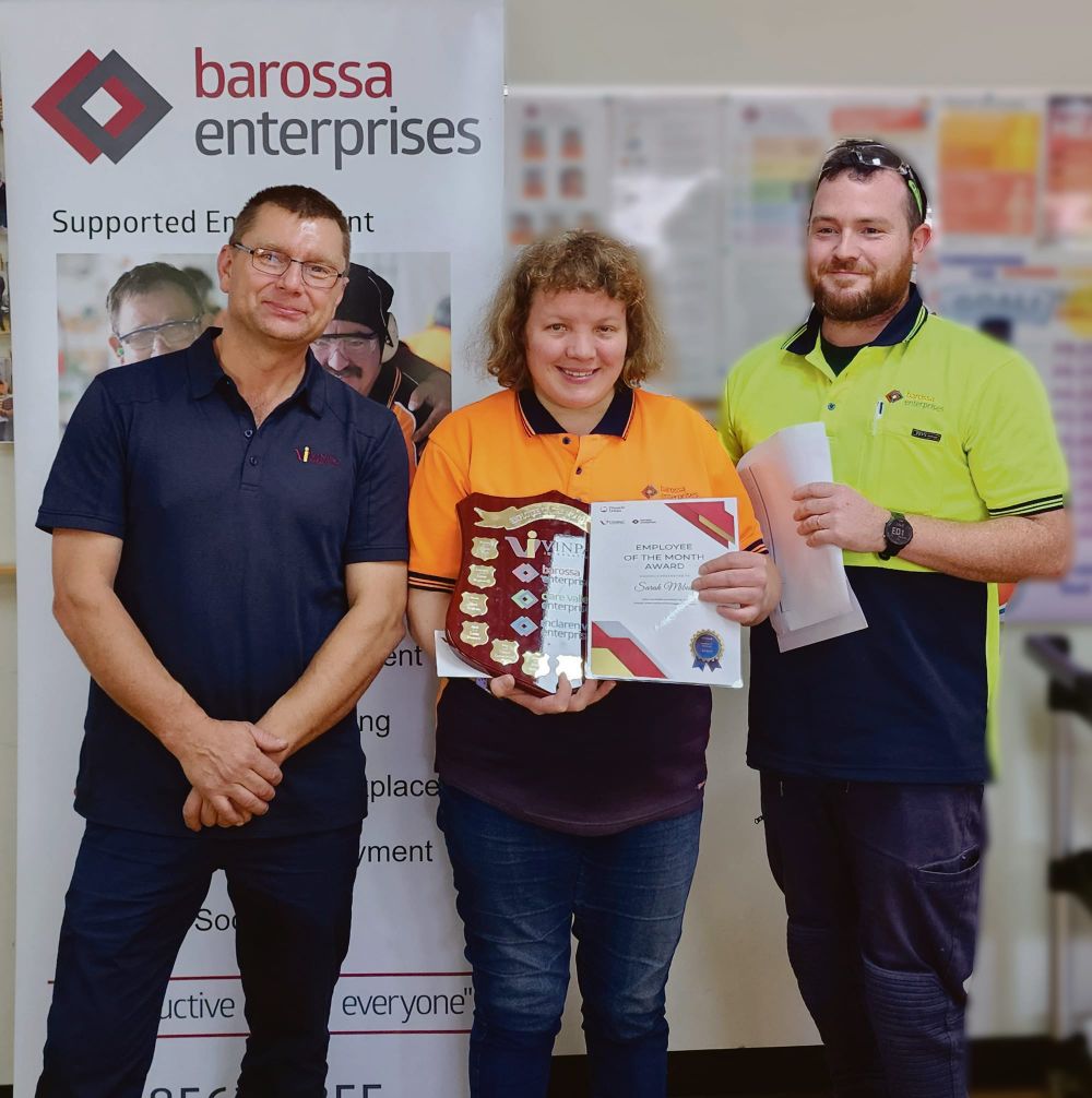 Barossa Enterprises Employee of the Month post image