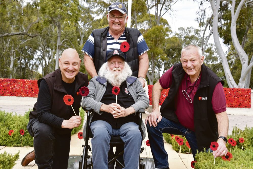 Poppies planted for Remembrance Day post image