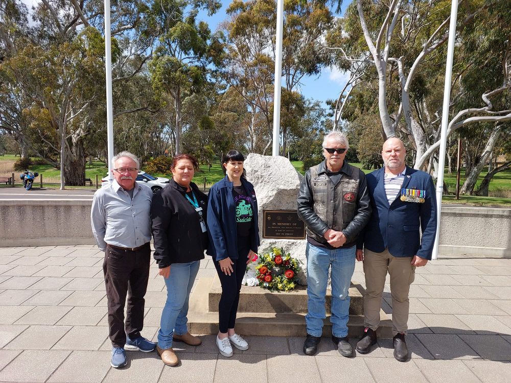 Veterans ride against suicide post image