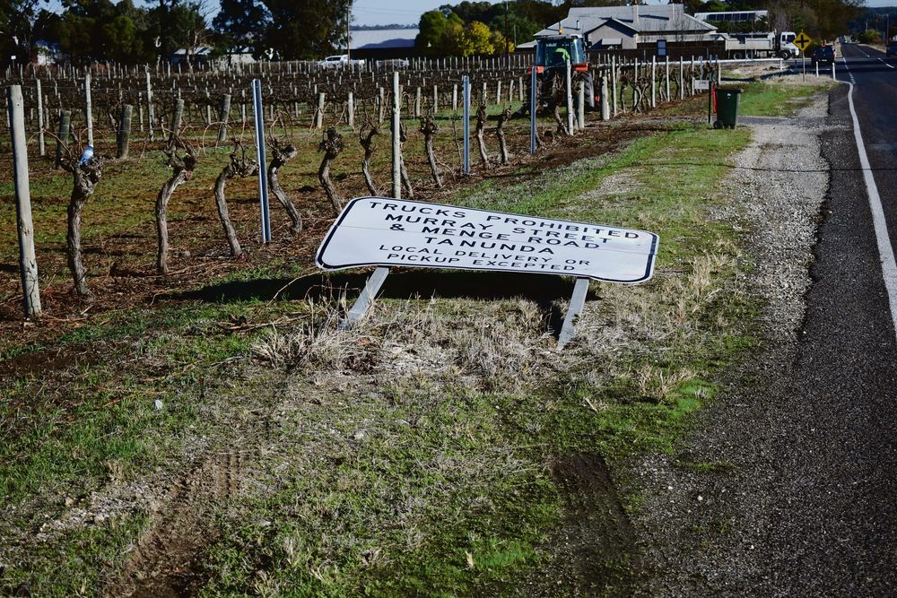 Local bins trashed at Tanunda post image