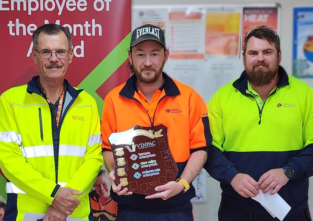 Barossa Enterprises Employee of the Month post image