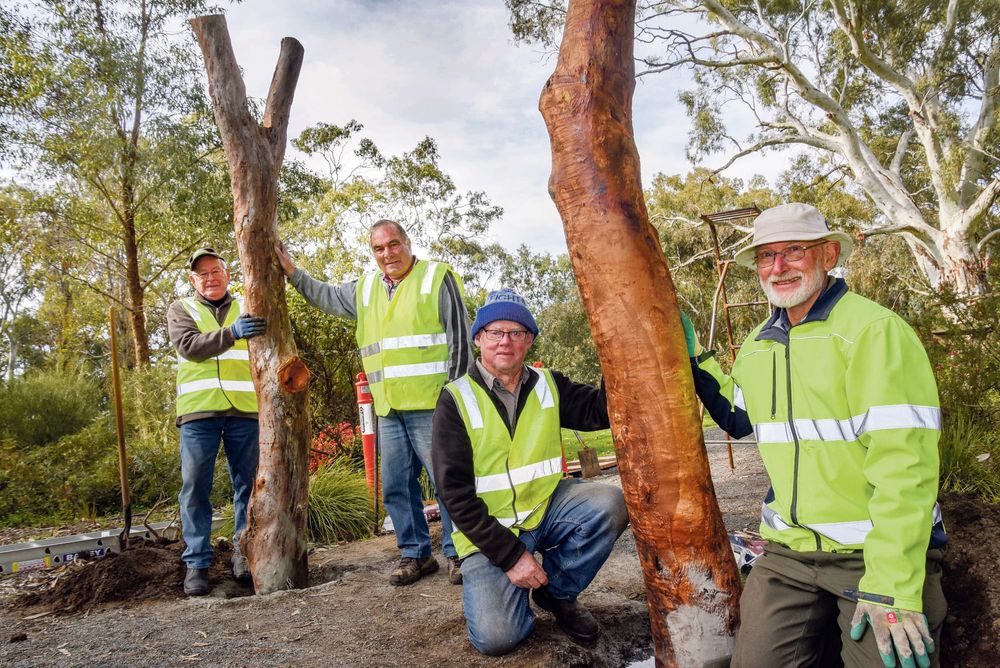 Bush Chapel entrance fixed post image