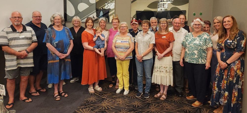 Group gathers for end of year celebration post image