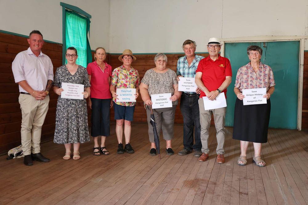 Residents defy heat and rally to save hall post image