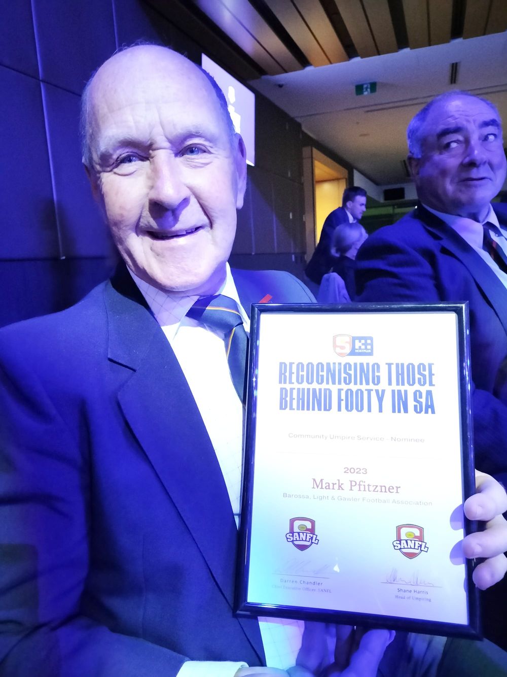 Mark umpires 600 games post image