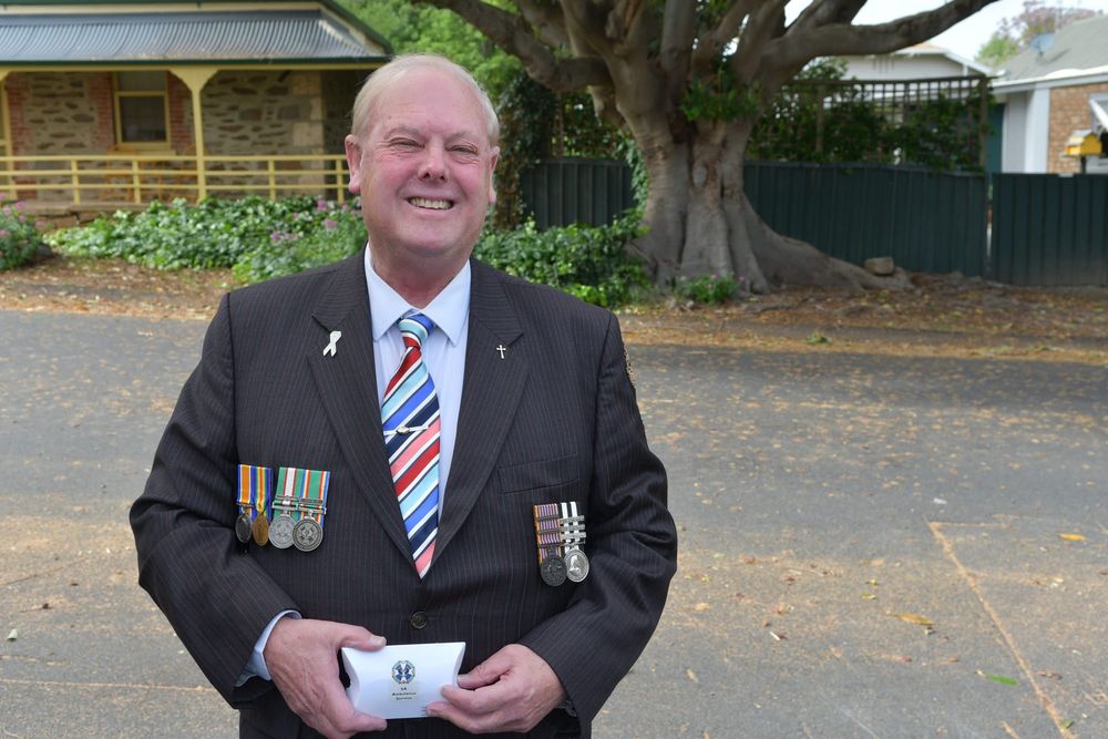 Robert receives awards for Ambulance Service post image