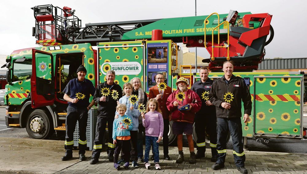 Sunflower fire truck a hot success post image