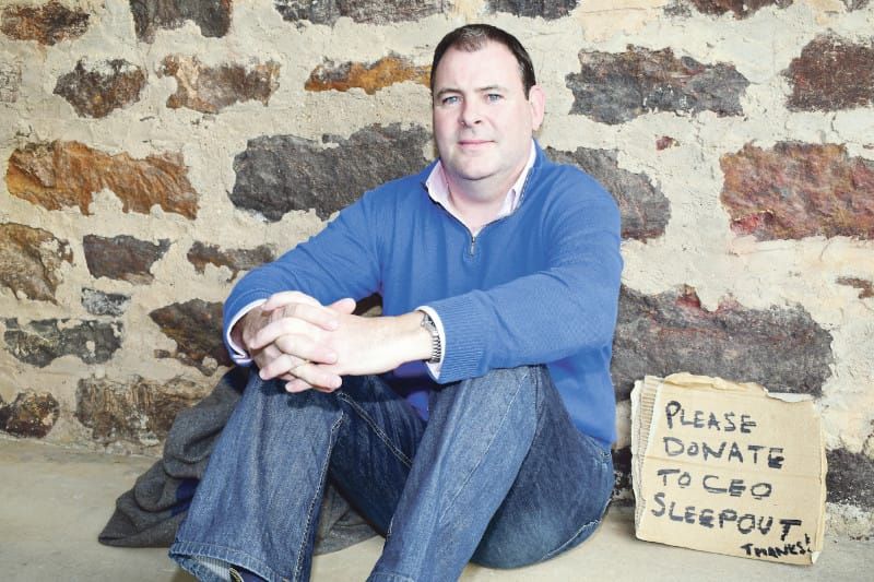 Sleeping out for a cause post image