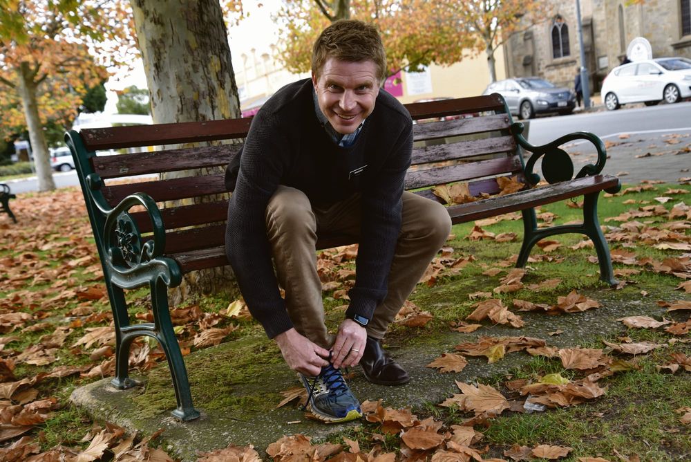 Lacing up the runners for half marathon post image